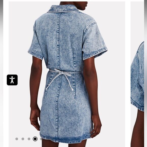 NWT LE JEAN
Koko Cut-Out Denim Shirt Dress S - Picture 2 of 8